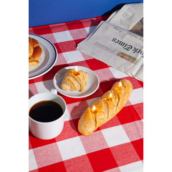 Свеча 3-d good morning, croissant, 8.9 см Doiy
