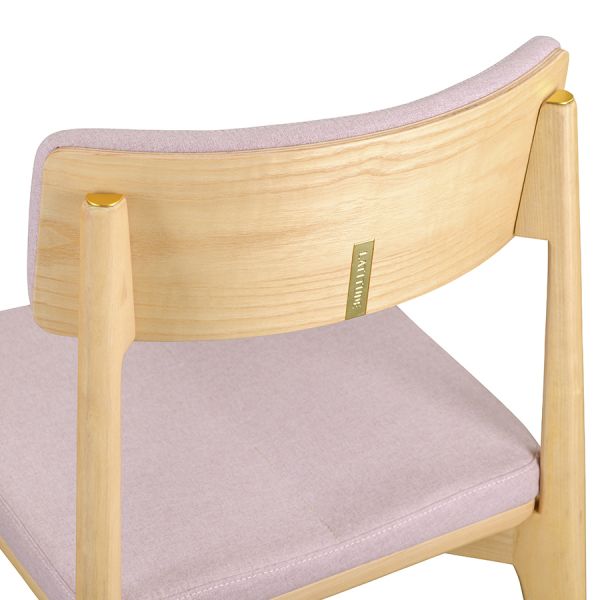 Стул aska рогожка ясень/розовый Latitude