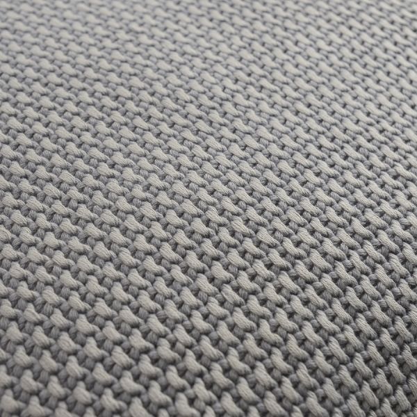 Подушка декоративная из стираного хлопка серого цвета из коллекции essential, 45х45 см