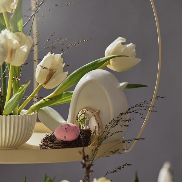 Декор из фарфора white birdie из коллекции essential, 16х8x13 см Tkano