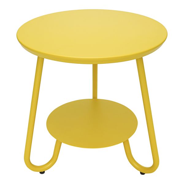 Столик журнальный stian, D50 см, желтый Bergenson Bjorn