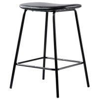 Стул полубарный randall, экокожа, черный Bergenson Bjorn