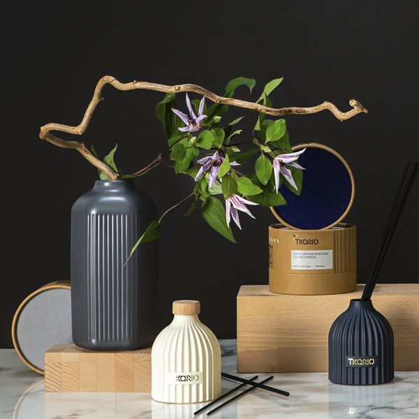 Диффузор ароматический italian cypress из коллекции edge, 200 мл, тёмно-синий Tkano