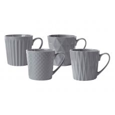 Набор из 4-х кружек Nova, серый 0.38 л Maxwell & Williams