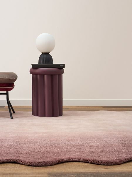 Ковер из шерсти over horizon 200x300 см цвета марсала из коллекции trendy ruffles Tkano