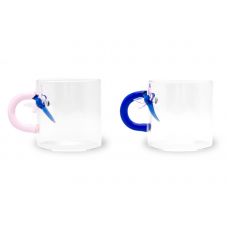 Кружка кофейная 130 мл, 2 шт, стекло, Стрекозы, Monterey WD Lifestyle