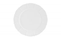 Тарелка закусочная 21.5 см, фарфор, белая, Lotus white Anna Lafarg Emily