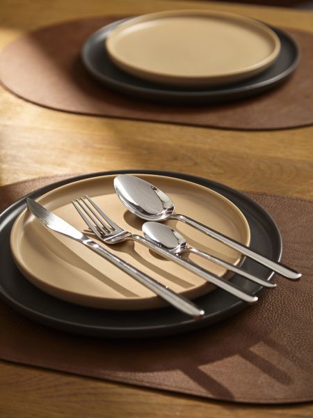 Набор столовых приборов pure на 6 персон, 24 предмета, серебристые глянцевые Liberty Jones