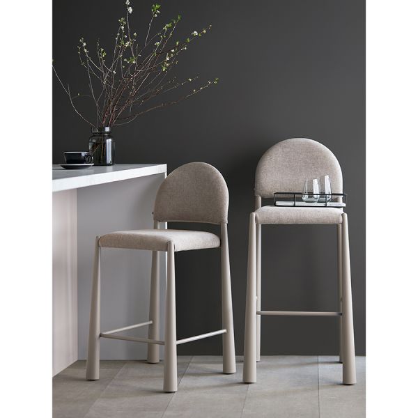 Стул полубарный freddi, рогожка, жемчужно-серый Bergenson Bjorn