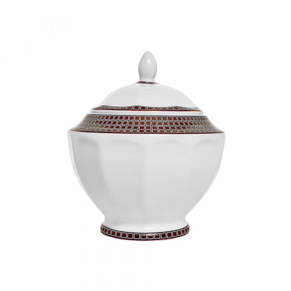 Сахарница с крышкой 358 мл, Soren Gold Wallendorfer