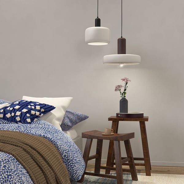 Светильник потолочный juko, D30х32 см, черный/бежевый Bergenson Bjorn