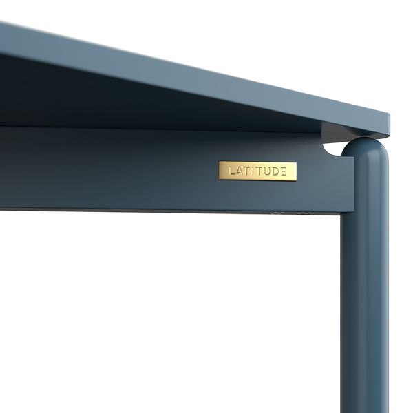 Стол обеденный saga 75х75 см, сине-зеленый Latitude