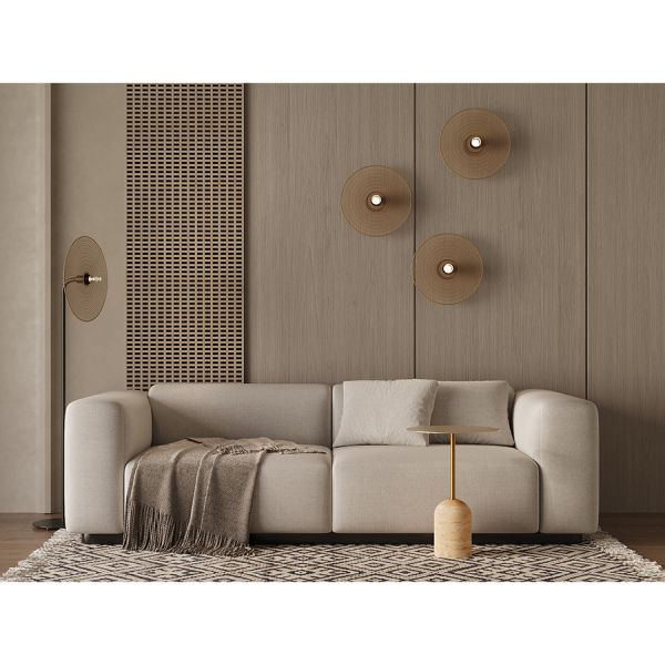 Светильник настенный vinger, D37,5х19 см, бежевый Bergenson Bjorn