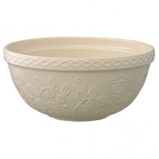 Миска кремового цвета с рельефным узором Ягоды Тайги из коллекции russian north 2.5 л Tkano