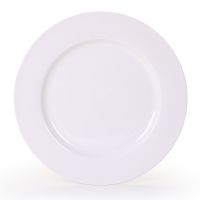Тарелка круглая 18 см, белый костяной фарфор, АККУ