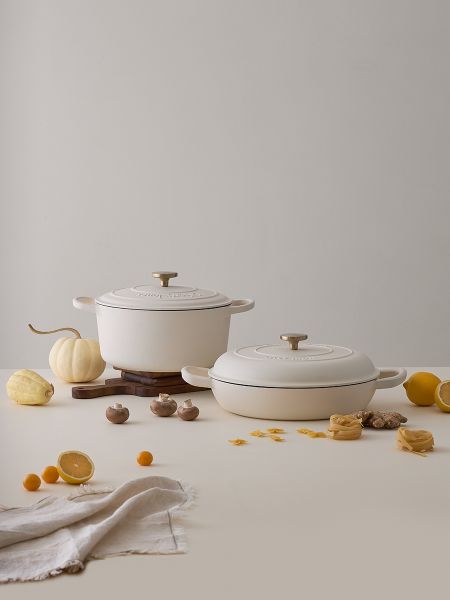 Сотейник с крышкой из коллекции 'Шеффилд', 30 см, молочный Liberty Jones