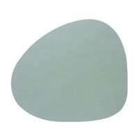 Подстановочная салфетка фигурная 37х44 см, натуральная кожа, icy grey SKINNATUR