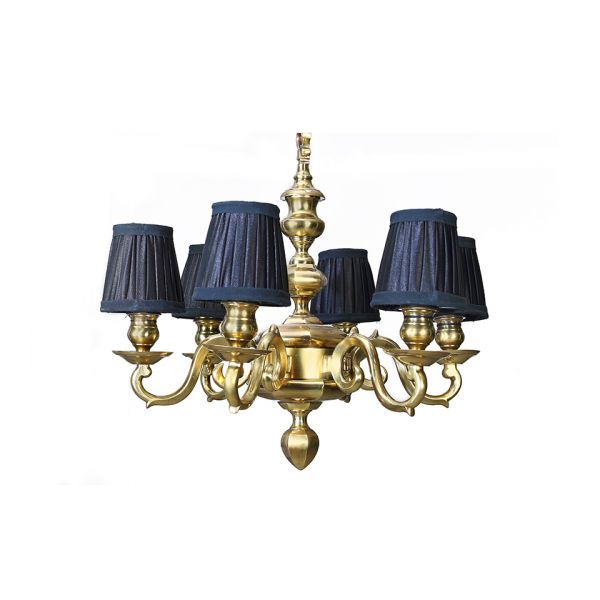 Люстра 57x57x56 см Antique brass/black ROOMERS FURNITURE