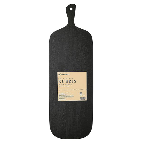 Доска сервировочная rubris 23х70 см, черная Liberty Jones