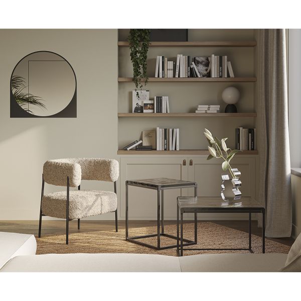 Столик журнальный mayen frosted, 50х41х53 см Bergenson Bjorn