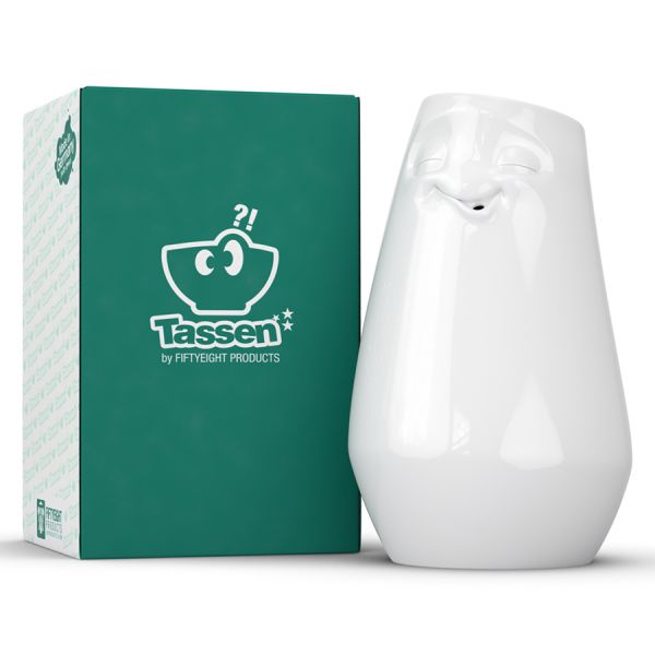 Ваза tassen laid back 25 см белая