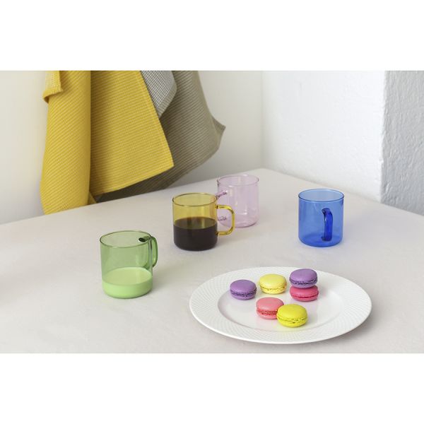 Чашка стеклянная 350 мл, зеленая Smart Solutions