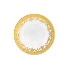 Тарелка обеденная 26 см, 4 шт, стекло, золотистая, Versailles Same