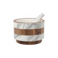 Ступка с пестиком Wood&Marble, 15 см Home & Style