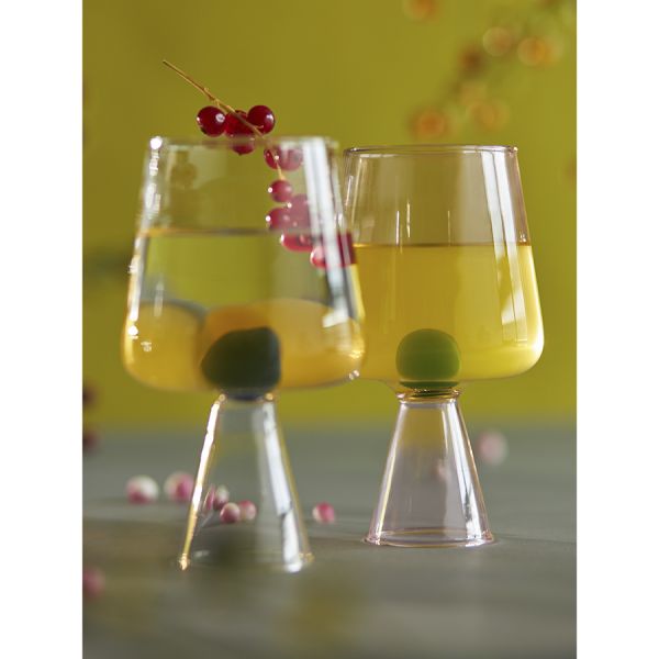 Бокал для вина orb 400 мл, прозрачный/синий Liberty Jones