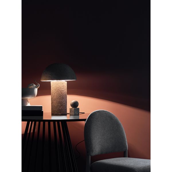 Лампа настольная texture sleek, D32х42 см, бежевая Bergenson Bjorn