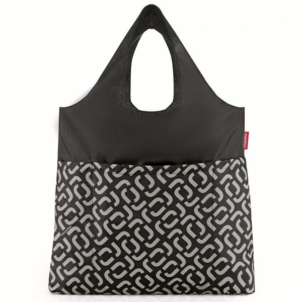 Сумка складная mini maxi shopper plus signature black