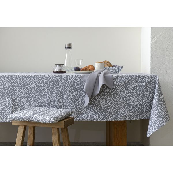 Скатерть серого цвета с принтом Спелая Смородина из коллекции scandinavian touch, 170х250 см