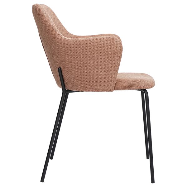 Стул dwight, фактурный шенилл, розовый Bergenson Bjorn