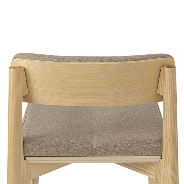 Стул барный aska, рогожка, ясень/экрю Latitude