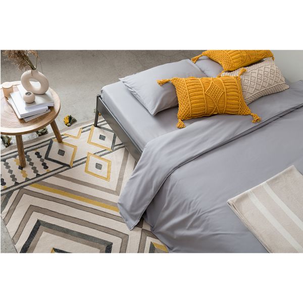 Покрывало базовое бежевого цвета из коллекции ethnic 180х250 см