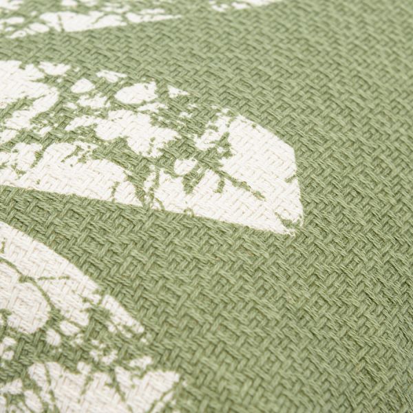 Подушка декоративная с рисунком flowers и кисточками из коллекции ethnic 30х45 см Tkano