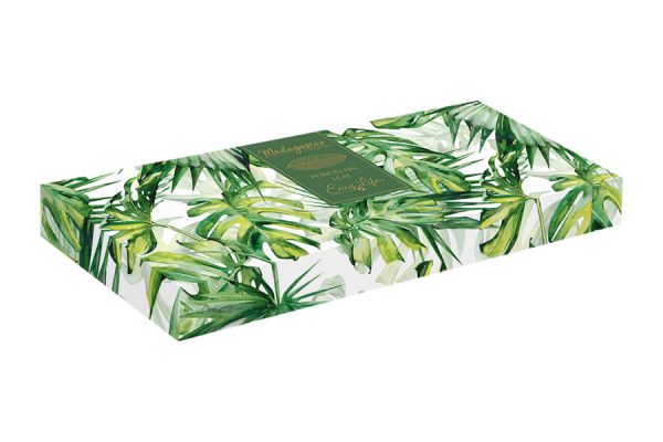 Блюдо-листок Мадагаскар светло-зеленое 39x16 см Easy Life