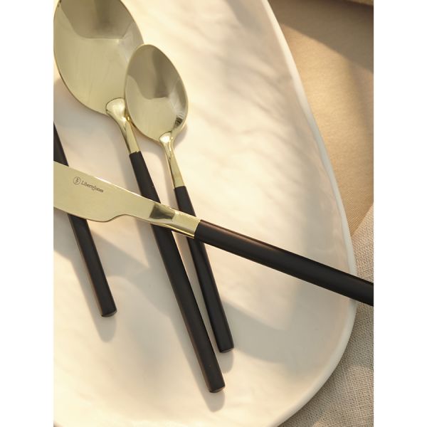 Набор столовых приборов duality, золотистые, 16 предметов Liberty Jones