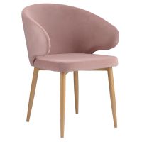 Кресло berg cecilia, пудрово-розовое BAAR-CEBK3665