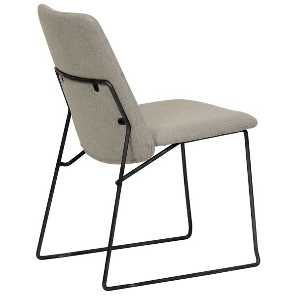 Стул niels рогожка светло-серый