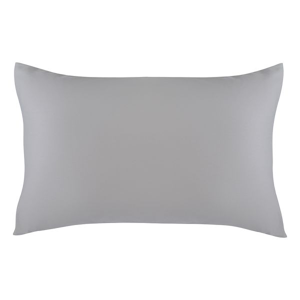 Набор наволочек из премиального сатина серого цвета из коллекции essential, 50х70 см Tkano