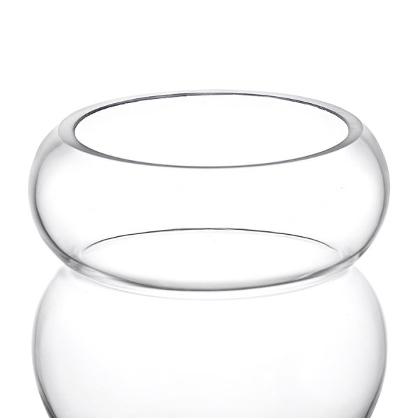 Ваза swell 22 см, прозрачная Bergenson Bjorn