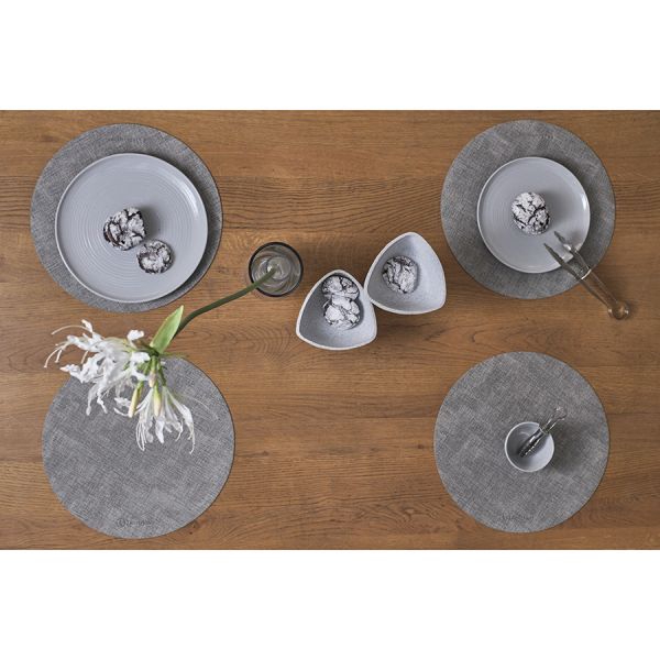 Набор из 4-х сервировочных салфеток leanera, D35 см, серые Liberty Jones