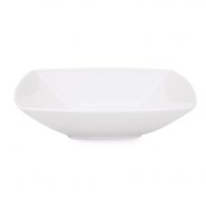 Салатник квадратный 400 мл, белый костяной фарфор, АККУ