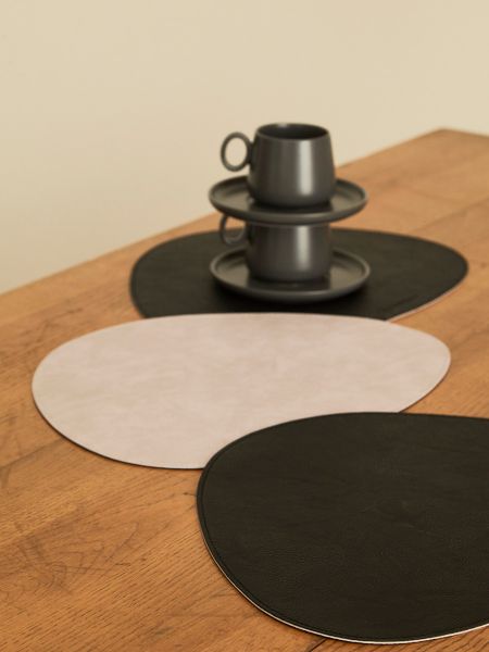 Салфетка сервировочная drop, 33х41 см, черная/светло-серая Liberty Jones