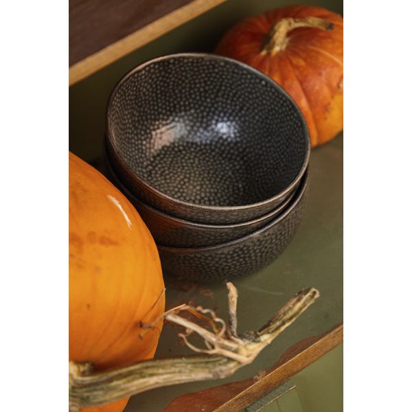 Набор чаш dots, 800 мл, черные, 2 шт Liberty Jones