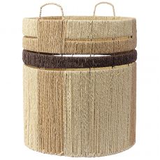 Корзина плетеная bongo chocolate из коллекции ethnic, размер l Tkano