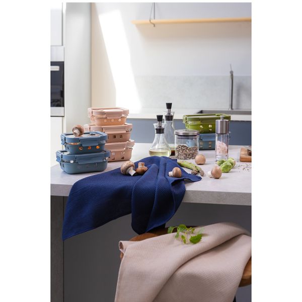 Контейнер для запекания, хранения и переноски продуктов в чехле, 1050 мл, зеленый Smart Solutions