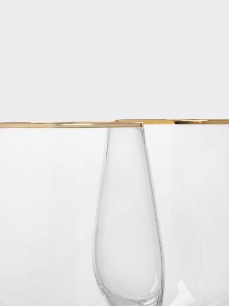 Стакан 500 мл, 2 шт, стекло, золотистый кант, Ravello Anna Lafarg
