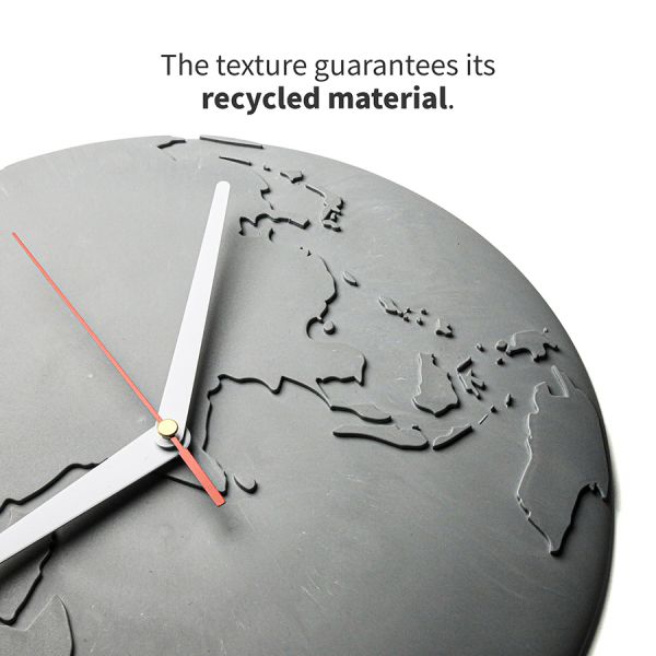 Часы настенные world wide waste коричневые